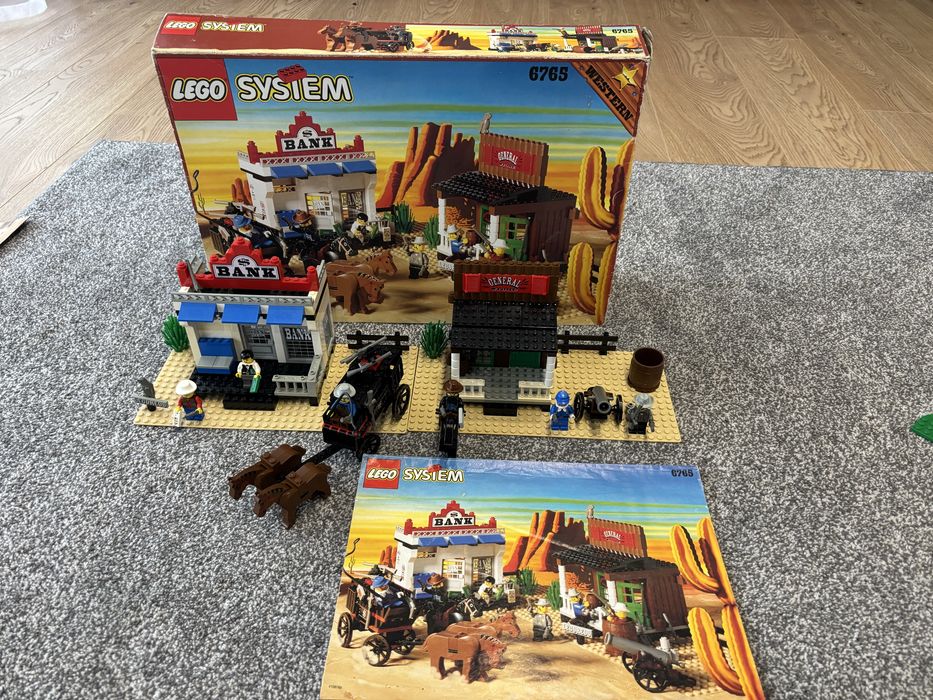 Lego 6765 Gold City Junction Western BANK instrukcja, pudełko