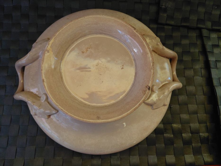 Terrina Redonda Antiga - Fábrica de Loiça de Sacavém (Sem Tampa) – 25 cm