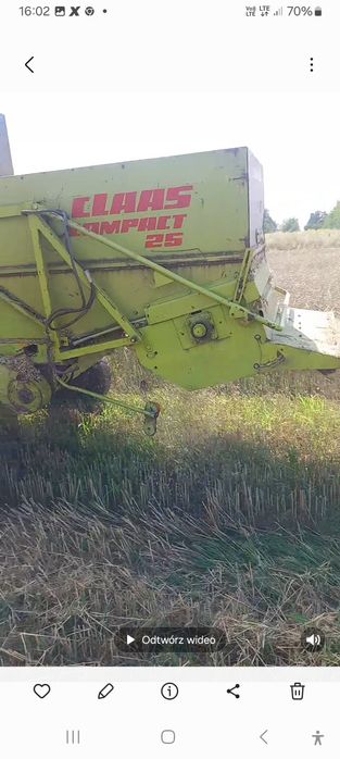 Claas Compact 25 z sieczkarnią!!!