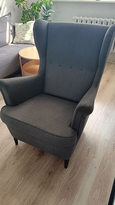 Fotel Uszak Szary IKEA