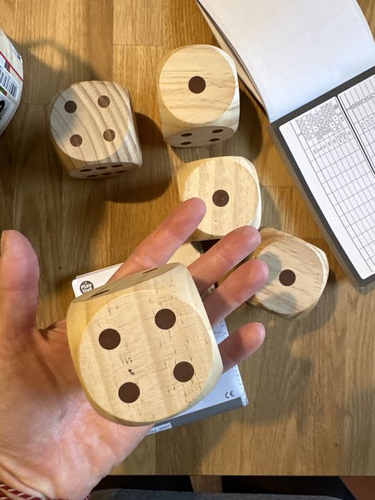 Playtive LIDL Komplet do gry w kości montessori