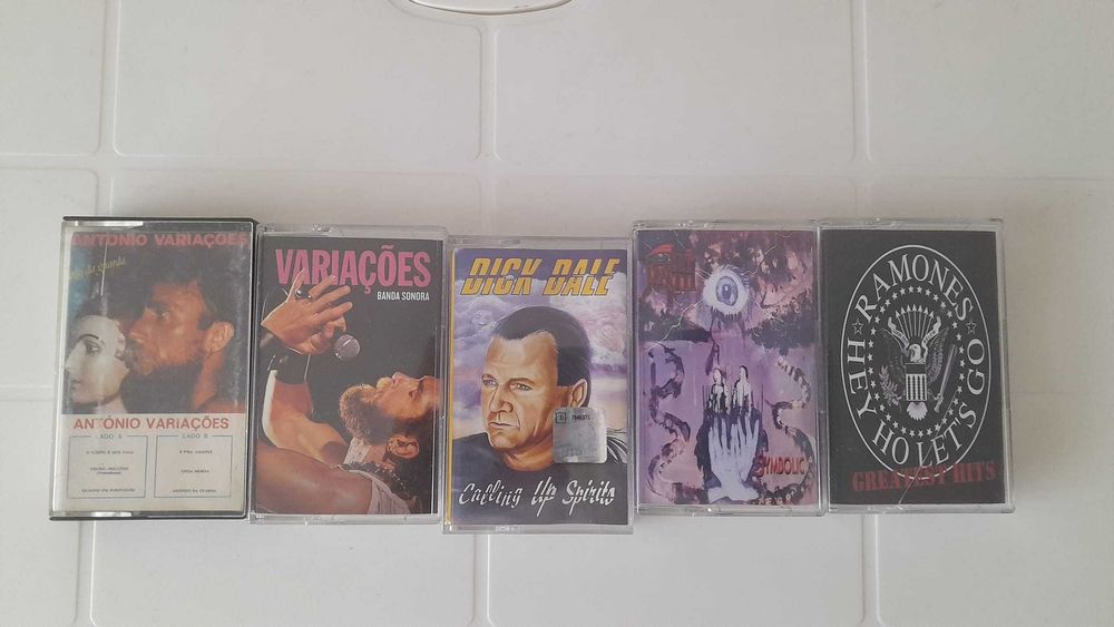 Cassetes Música Rock e Metal