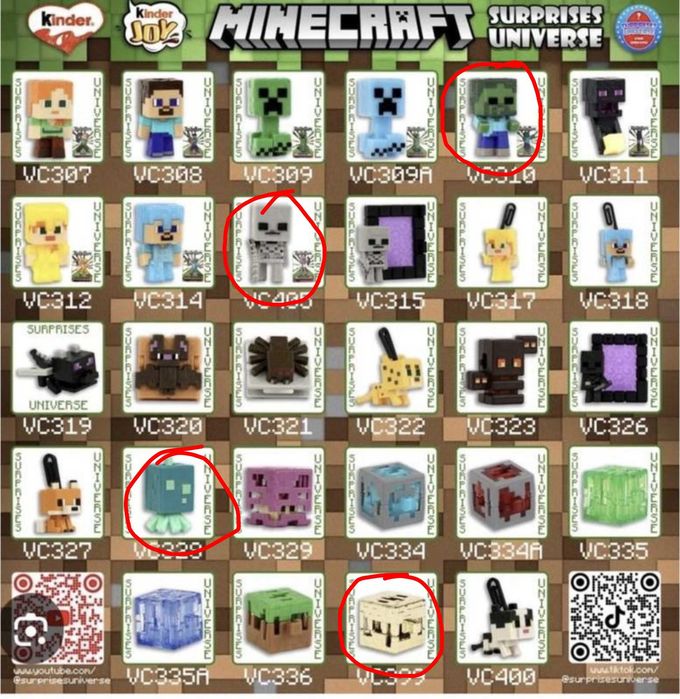 Кіндер джой майнкрафт. Kinder joy minecraft