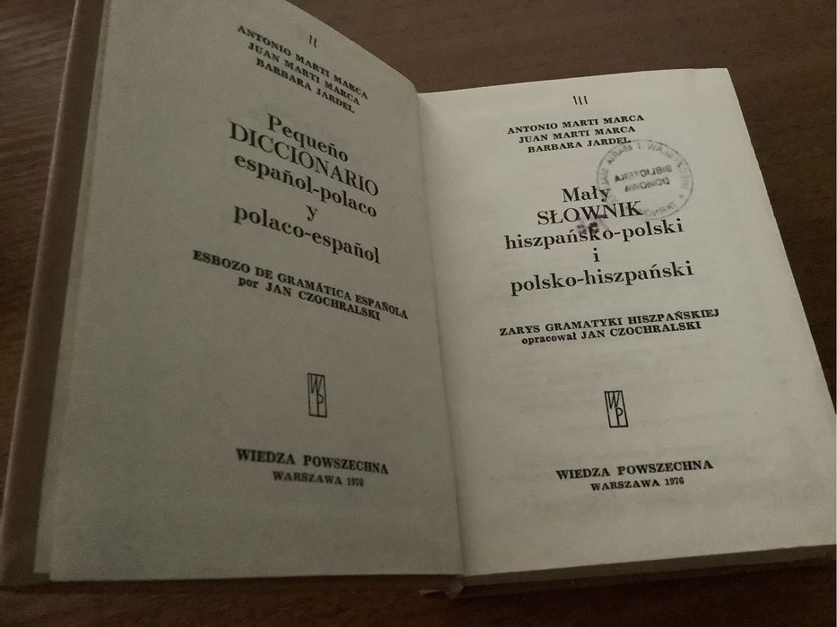 Maly slownik polsko hiszpanski i hiszpansko polski