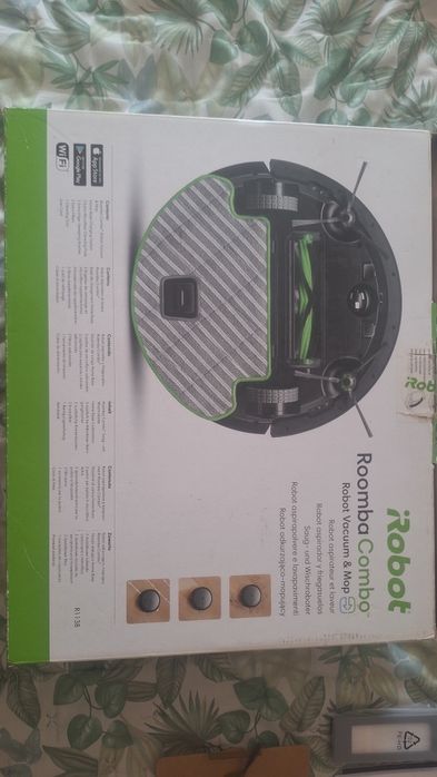 iRobot Roomba Combo - Robot Aspirador e Mop | Funcional | Tampa partida