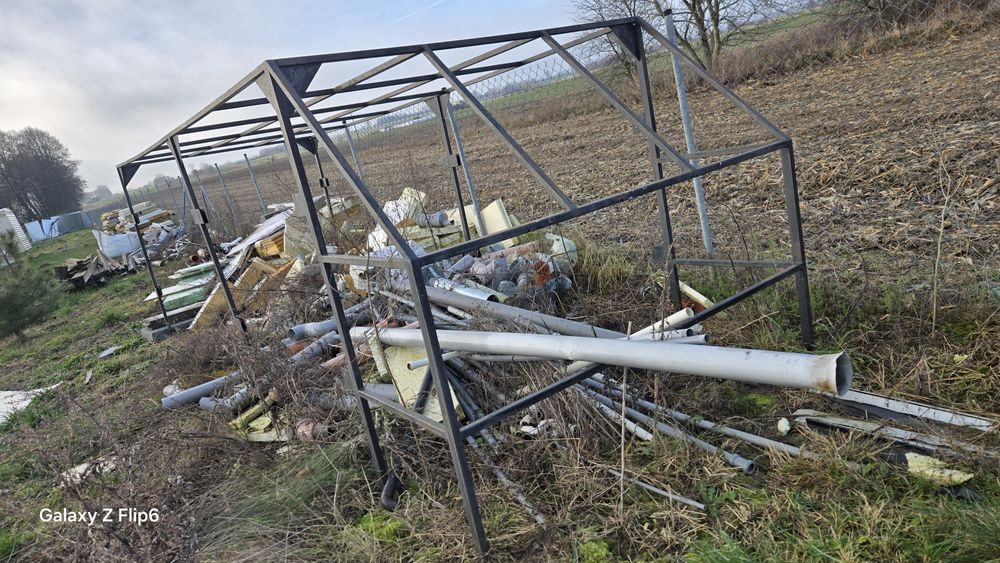 Stelaż pod plandeke do przyczepy lawety cziezarowki 600x210x200