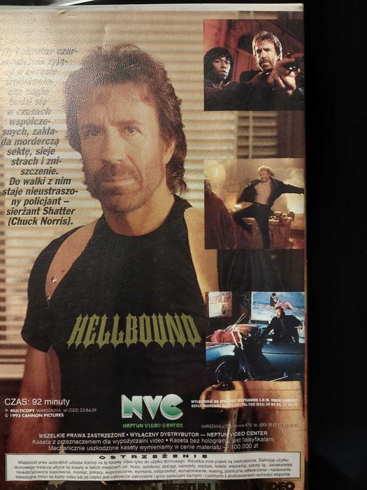 Hellbound, vhs, Chuck Norris
