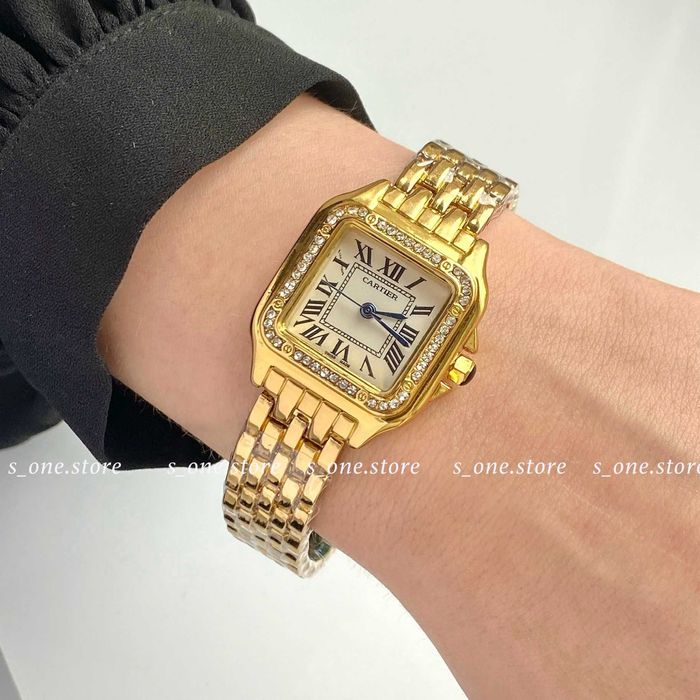 Жіночий годинник картьє, женские часы Cartier Panthere mini