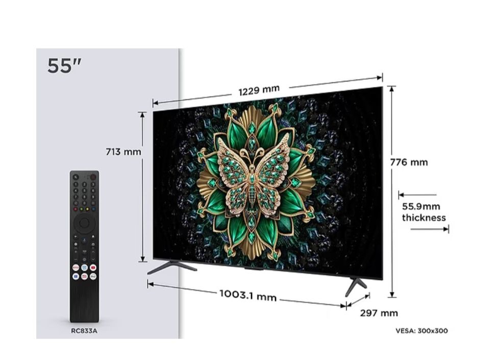 Телевізор TCL 55 C6K 2025року В НАЯВНОСТІ!