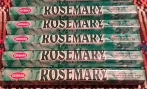 Conjunto incenso Krishan - Rosemary / Alecrim - portes incluidos