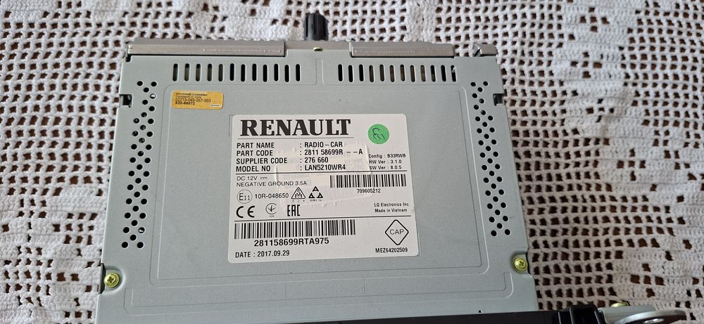 Rádio Media Nav Evolution - Renault Clio IV