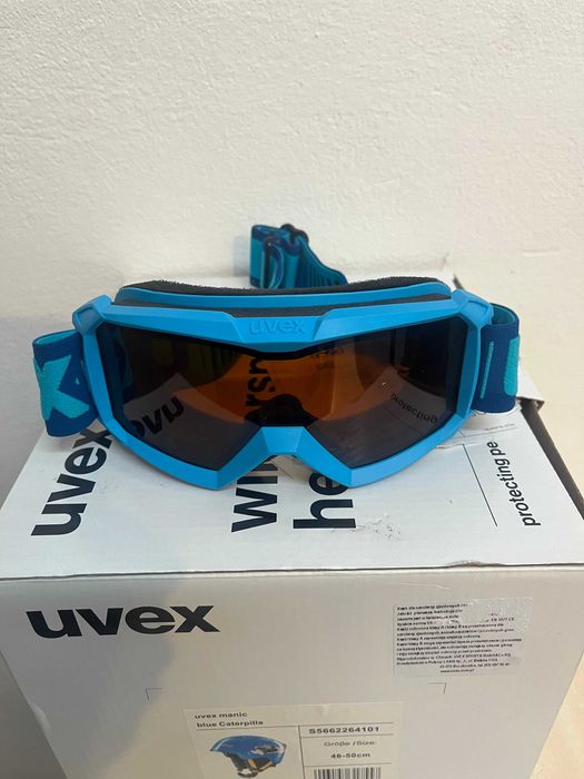 Kask narciarski Uvex + gogle Uvex