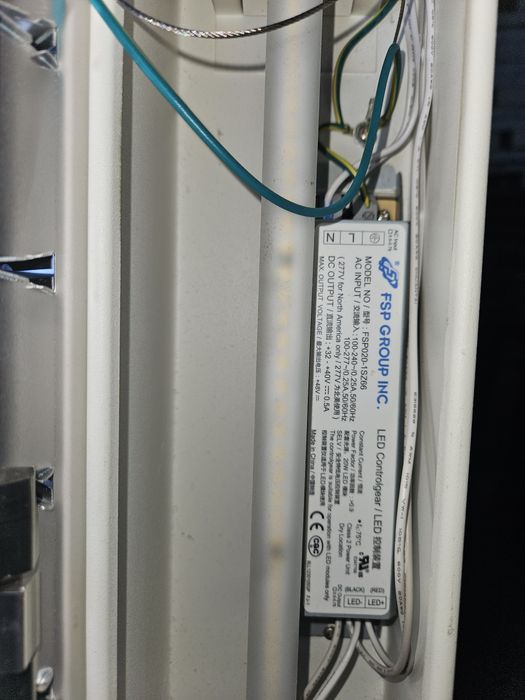 Lampa rastrowa Led 190cm  do garażu obory hali  magazynu warsztatu