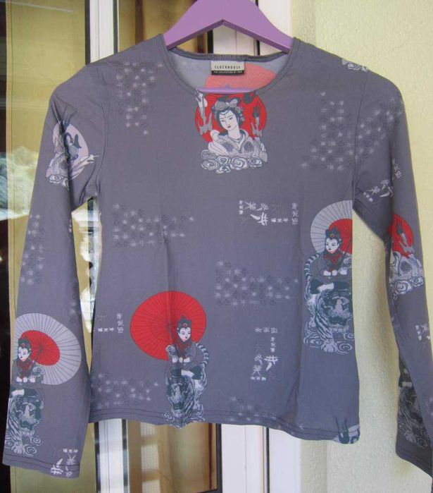 Blusa Chinesa - Manga Comprida - Tamanho M