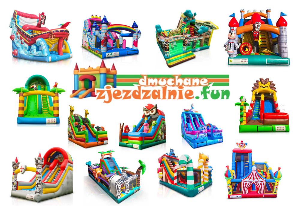 DMUCHANIEC ZAMEK ZJEZDZALNIE SEZON2026 Komunie Wesela Imprezy Urodziny