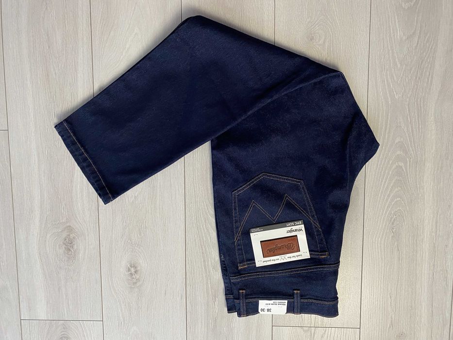 WRANGLER Texas Slim r.38/30 Nowe oryginalne spodnie jeansowe męskie