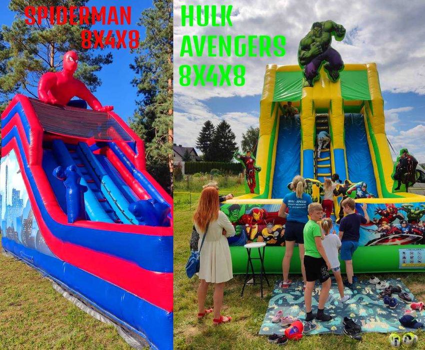 Dmuchaniec Dmuchance Zjeżdżalnie Wata Cukrowa Piana Party Quady