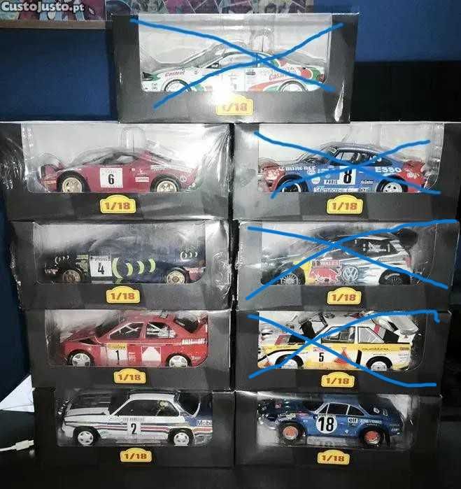 1/18 Scale Rally Car Collection