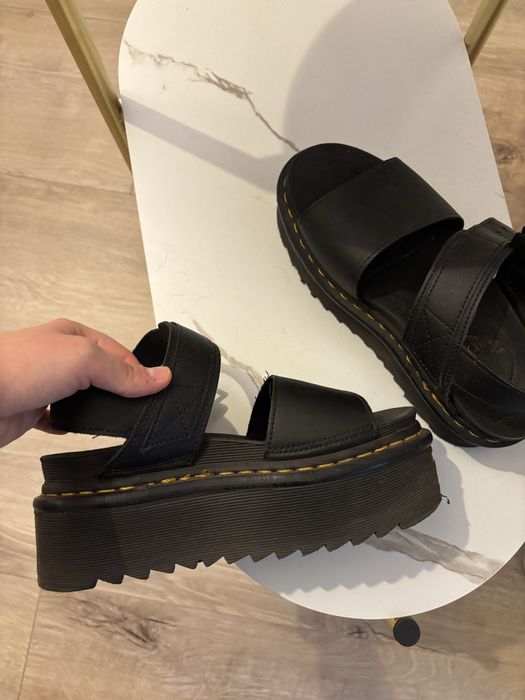 Dr Martens voss quad Sandały damskie gruba podeszwa