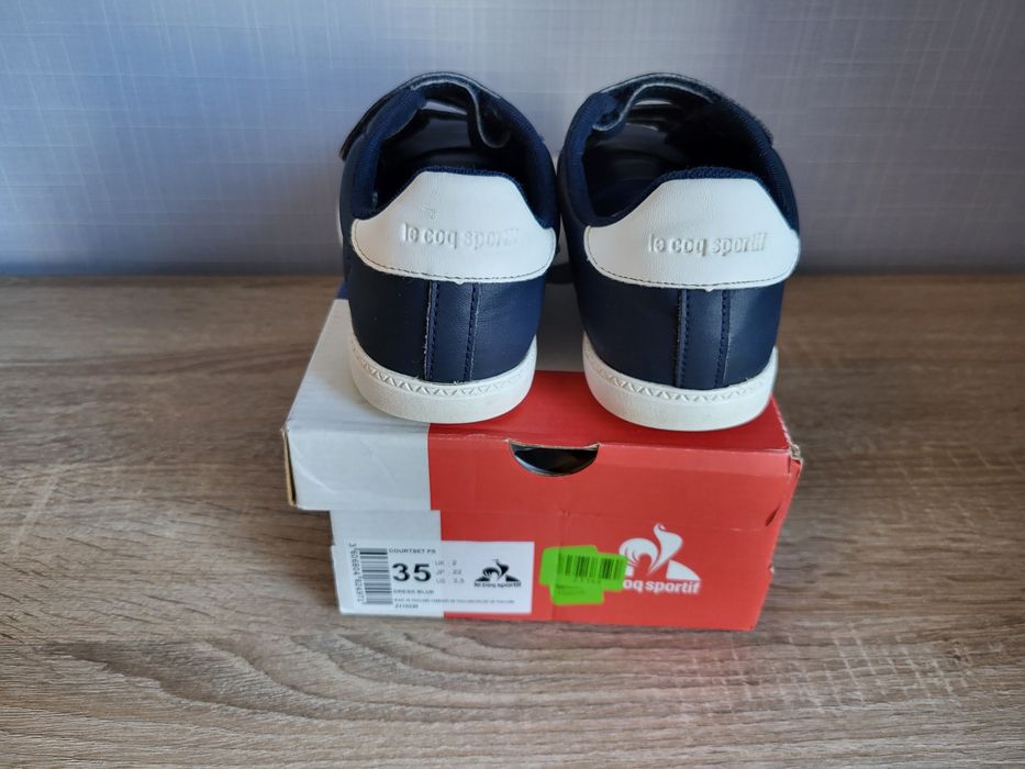 Продам шкіряні кеди (кросівки) для хлопчика Le Coq Sportif розмір 35
