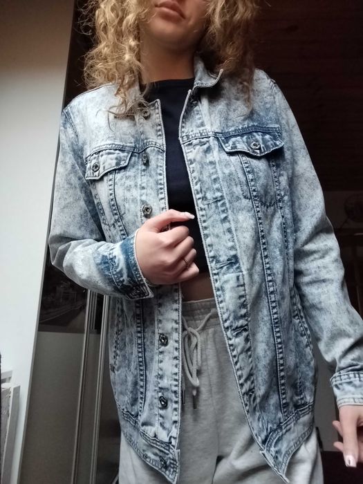 Kurtka jeansowa oversize 100% bawełna
