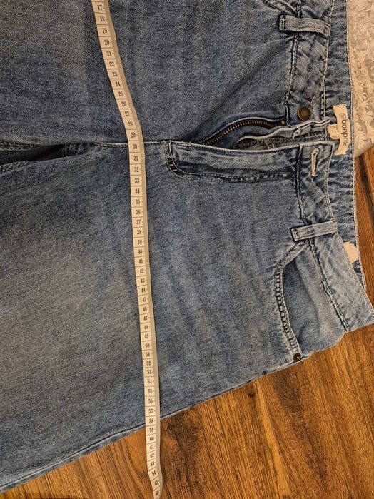 Spodnie jeans 44 szerokie