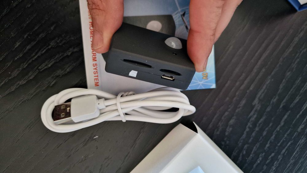 Sensor aviso de movimento cevadouros escuta som ambiente GSM Telemovel64354204965633123