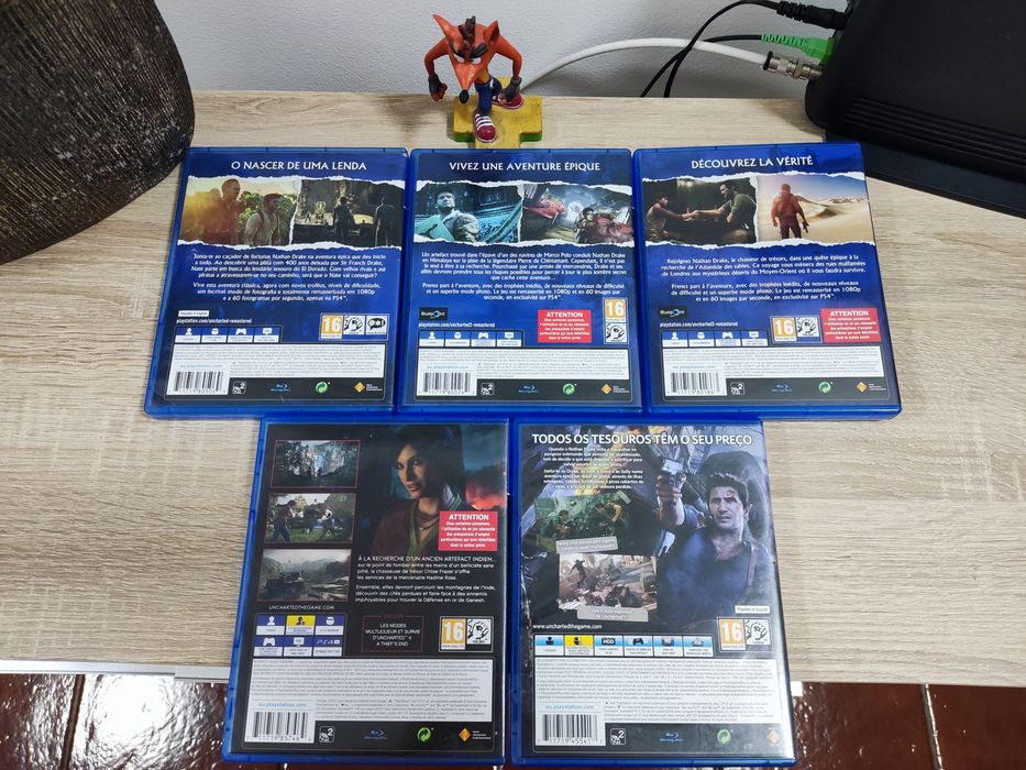Série completa Uncharted PlayStation 4