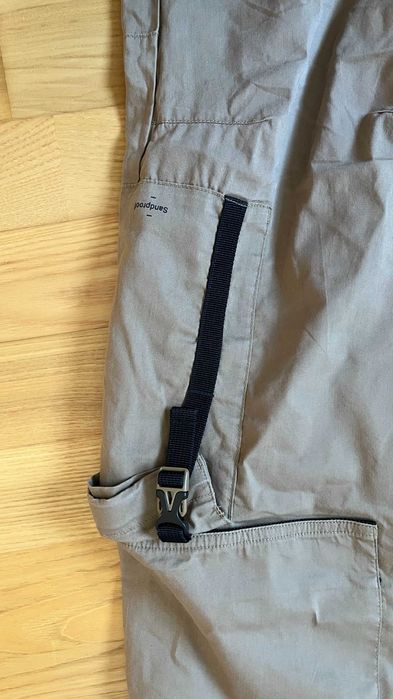 spodnie trekkingowe brązowe decathlon