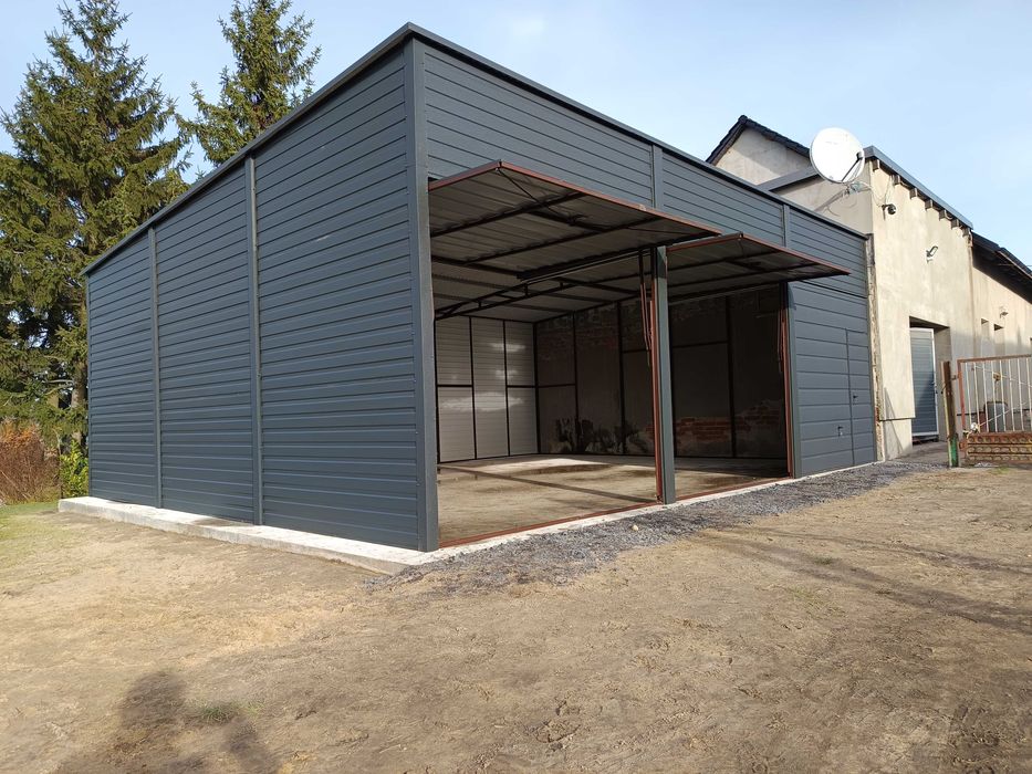 Wiata magazyn blaszany garaż blaszany hala garaże blaszane 9x7 7x5 6x6