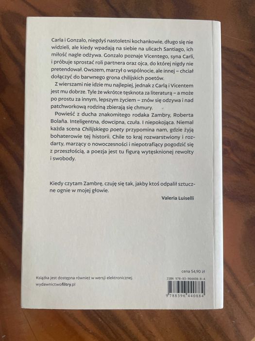"Chilijski poeta" - Alejandro Zambra