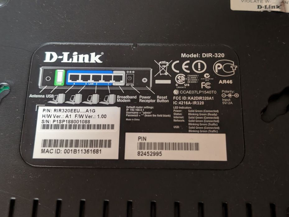 D-Link DIR-320 dd-wrt