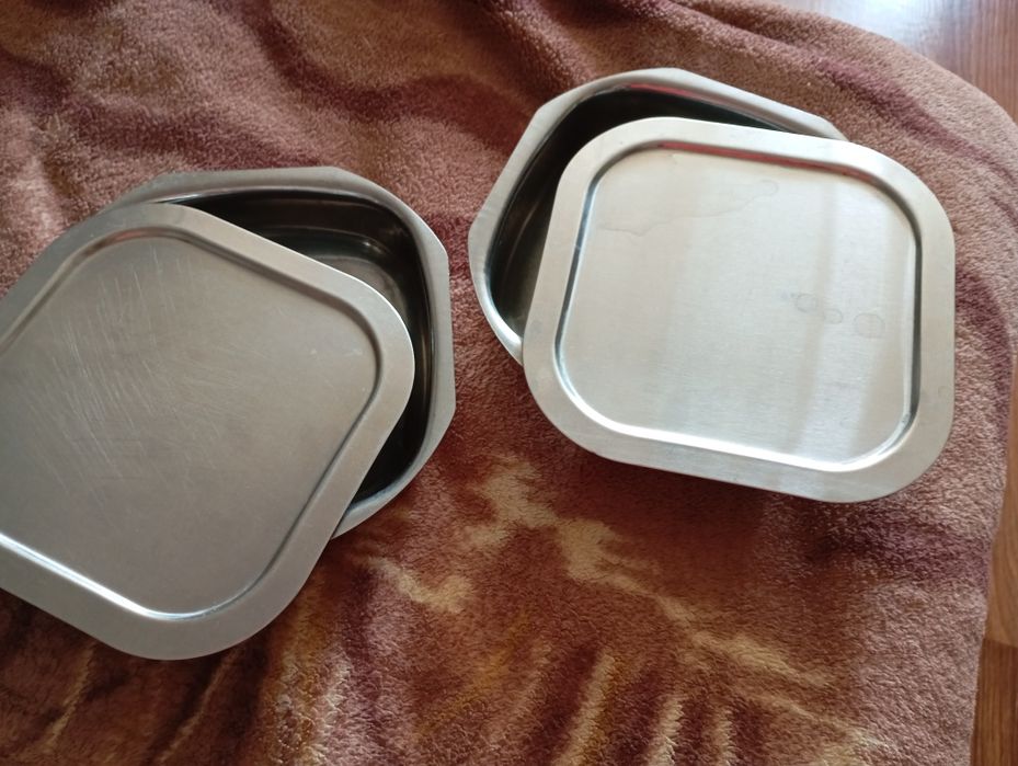Продам судочки, лотки з кришками, нержавійка