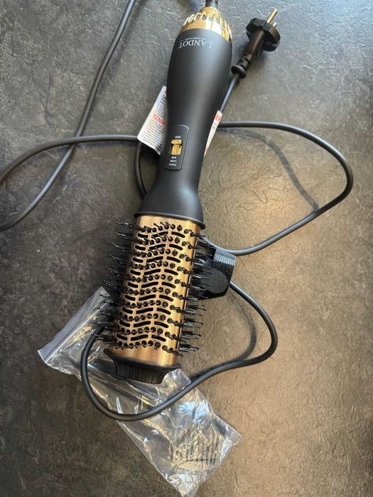 Szczotka modelująca LANDOT złoto-czarna 1000W