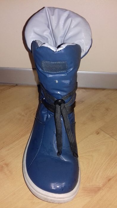 Непромокаемые Зимние сапоги для девочки, б/у