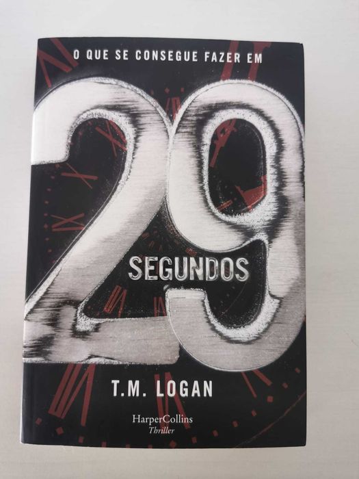 Livro de T.M. Logan - O que se consegue fazer em 29 segundos
