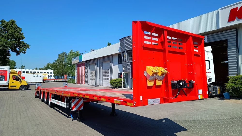 Kassbohrer K.SPAM3  Naczepa platforma /rozciągana K.SPAM3    Kaessbohrer