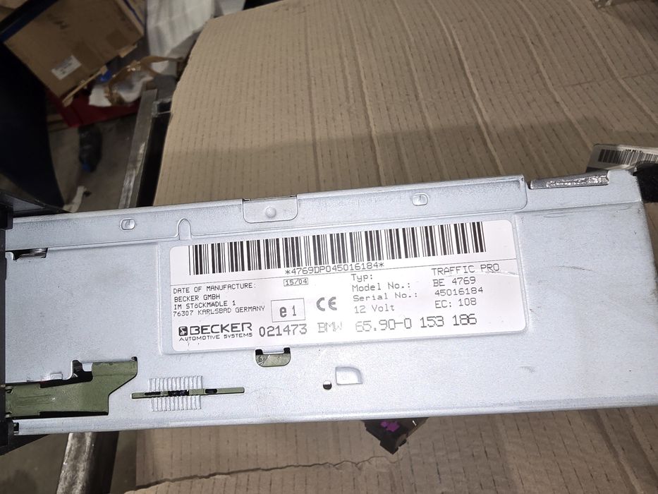 Bmw e46 radio becker trafić pro