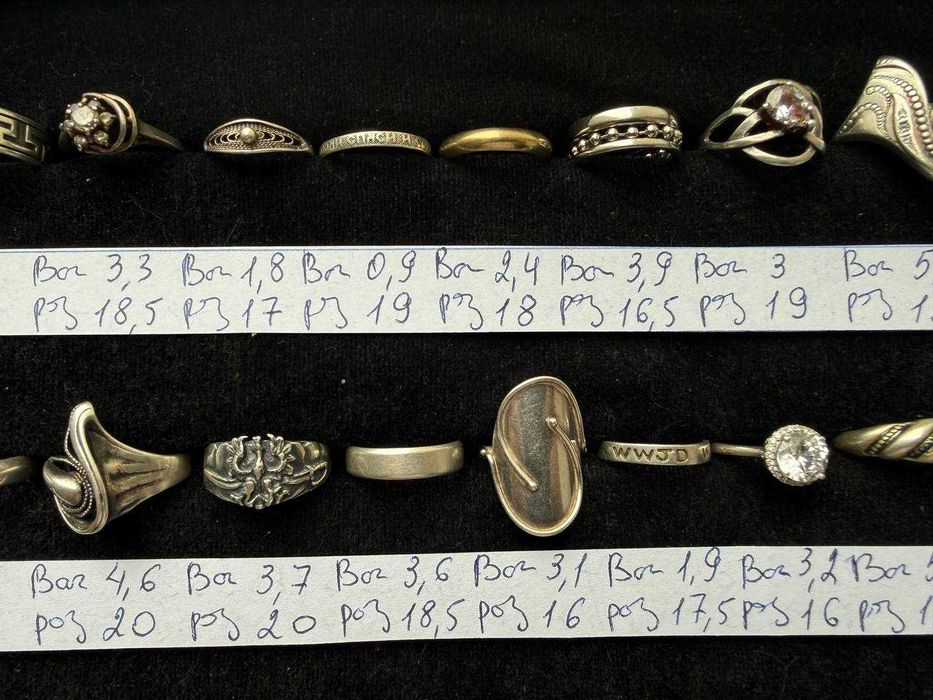 каблучки перстні кільця - срібло (1)