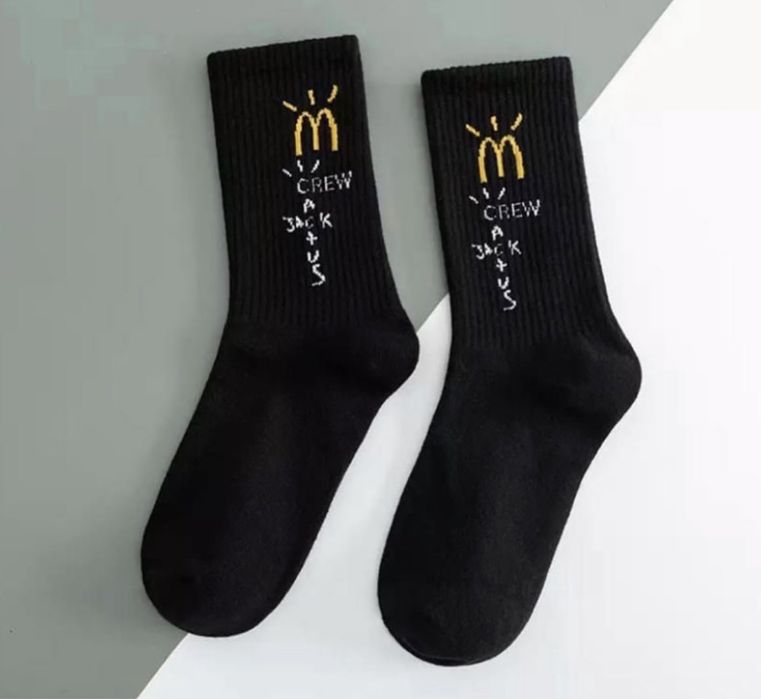 Meias travis scott, cactus jack