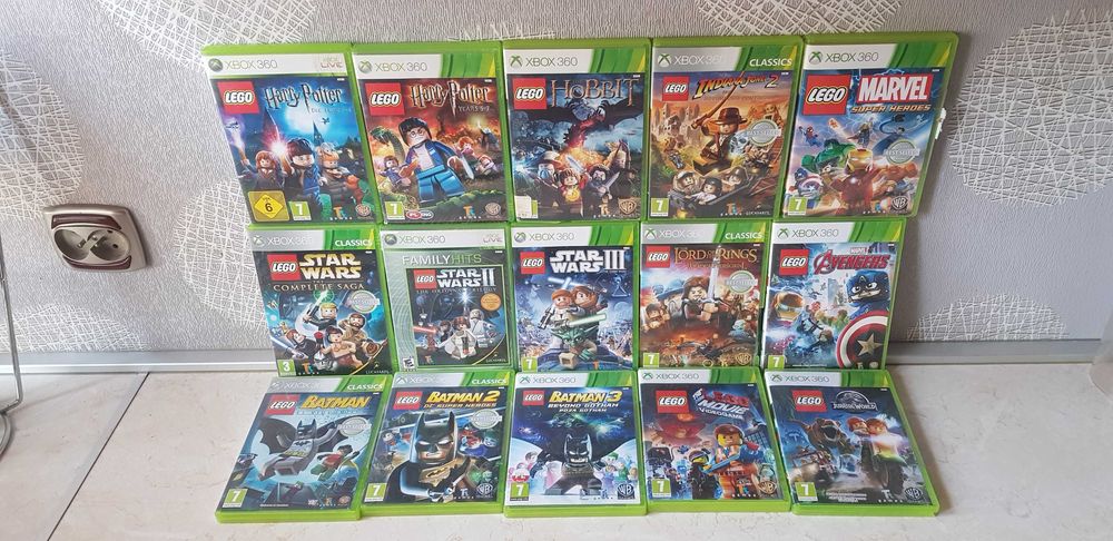 Gry xbox 360 lego marvel lord przygoda batman hobbit harry porter star wars adventures jurasic world indiana jones