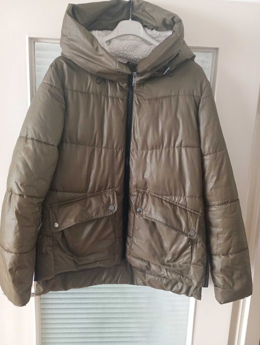 Kurtka zielona/khaki, rozmiar xl, sinsay,przejściowa/zimowa