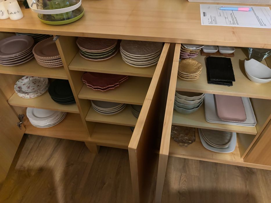 Aparador Madeira Carvalho Natural