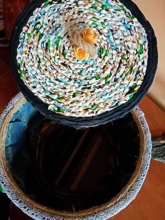 Artigos artesanais com reciclados