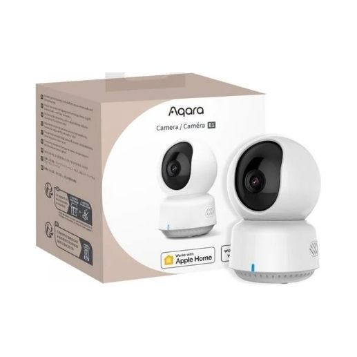 Kamera Wewnętrzna Obrotowa WIFI Aqara E1 Mikrofon Biała 1296P