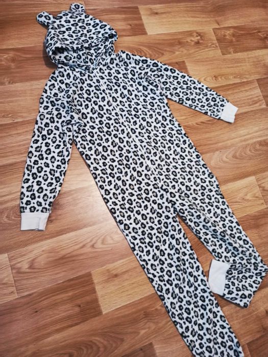 Тепла флісова піжама кігурумі на дівчинку зріст 152 158