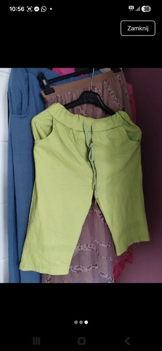 Spodnie plus size rozmiar uni do 44