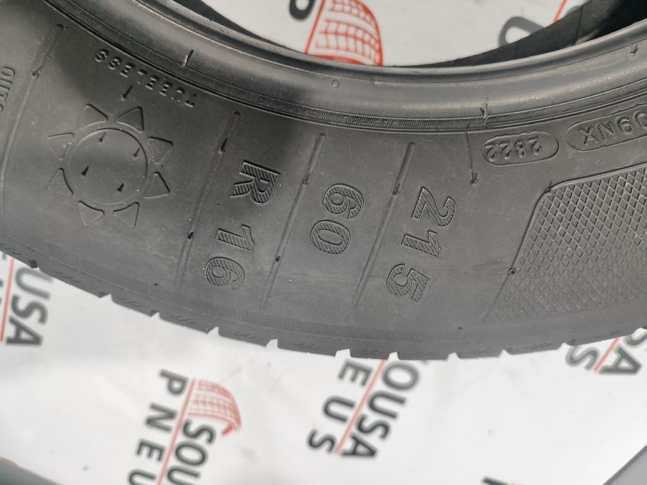 2 pneus semi novos 215-60R16 Kleber - Oferta dos Portes
