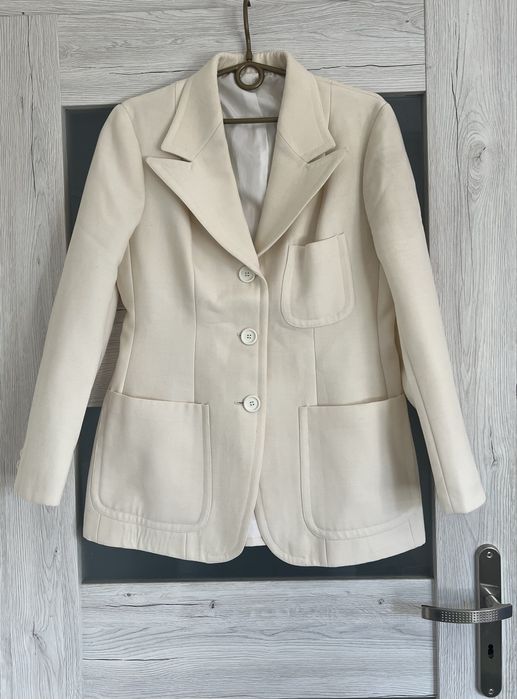 Unikatowa marynarka couture 100% bawełna – styl francuski!