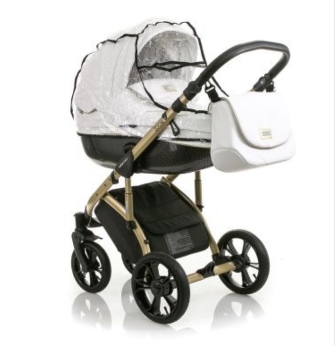 Детская коляска 2в1 Mioobaby ZOOM  Royal Edition в расцветке  White/Go